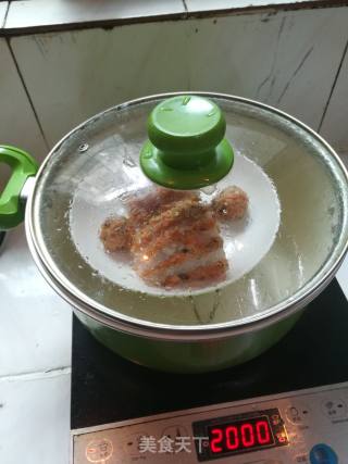 肉馅酿白萝卜的做法步骤：4