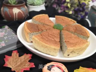 香蕉蔓越莓戚风蛋糕的做法步骤：17