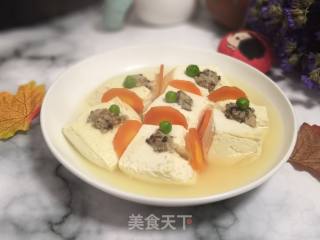 肉末蒸豆腐的做法步骤：2