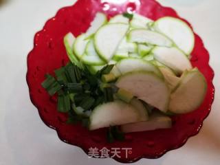 素炒夜开花的做法步骤：2