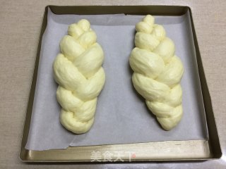 杏仁辫子面包（汤种，一次发酵）的做法步骤：16