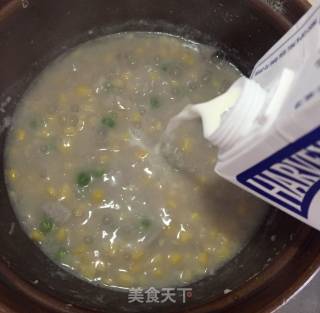 幸福感爆炸之  香芋玉米露的做法步骤：7