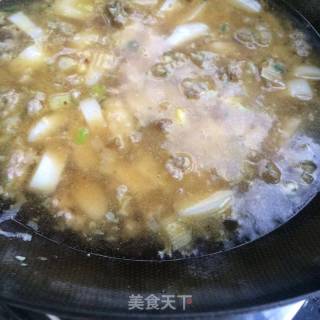 肉末白菜炖年糕的做法步骤：6