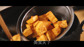 拔丝地瓜的做法步骤：3