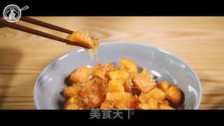 拔丝地瓜的做法步骤：6