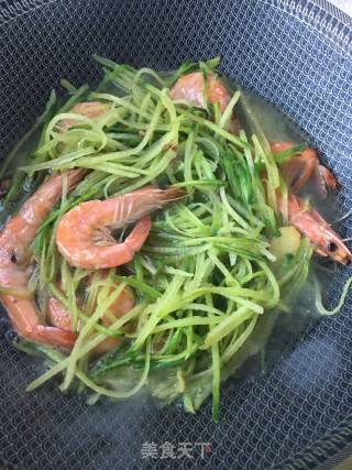 “萝卜”萝卜丝炖虾的做法步骤：10
