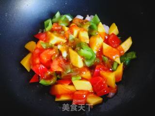 芒果虾仁的做法步骤：11