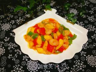 芒果虾仁的做法步骤：13