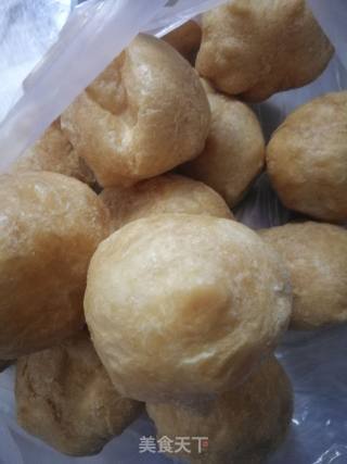 面筋塞肉的做法步骤：1