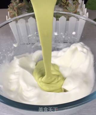 菠菜蒸蛋糕的做法步骤：7