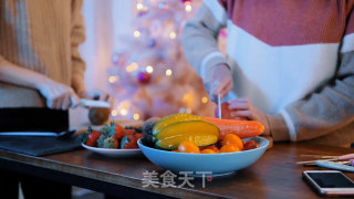 水果圣诞树【初味日记】的做法步骤：1