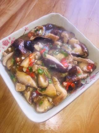香菇炒肉丝的做法步骤：8