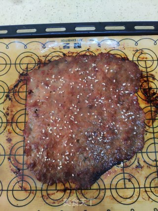 蜜汁猪肉脯的做法步骤：7