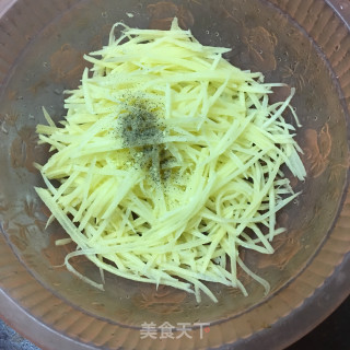 香煎土豆丝的做法步骤：4