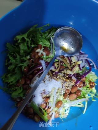 陈醋苦菊花生的做法步骤：5