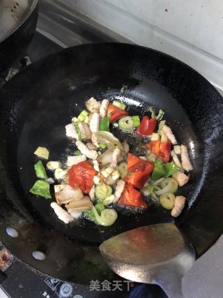豆芽炒粉丝的做法步骤：5