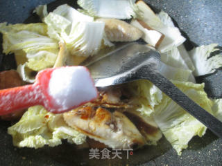香干中翅烧大白菜的做法步骤：9