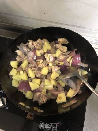 鸡肉土豆煲的做法步骤：5