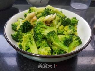 蚝油西蓝花的做法步骤：6
