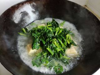 菠菜冻豆腐汤的做法步骤：10