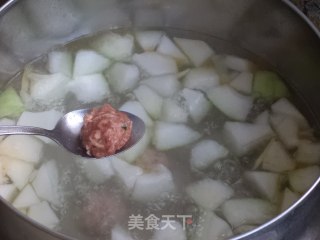 冬瓜丸子汤的做法步骤：6