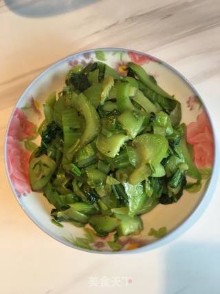 清炒芥菜的做法步骤：6