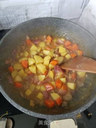 咖喱土豆牛肉的做法步骤：7