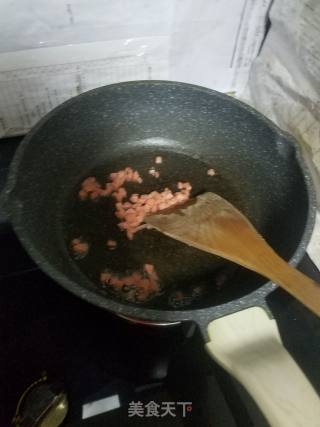 西蓝花炒米的做法步骤：3