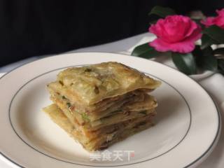 牛肉葱油千层饼的做法步骤：11