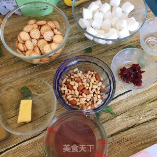 可可口味雪花酥的做法步骤：3