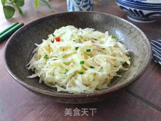 辣炒萝卜丝的做法步骤：7