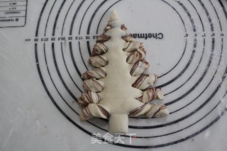 圣诞树面包的做法步骤：12