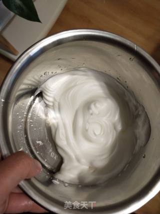 菠菜汁蛋白溶豆的做法步骤：2