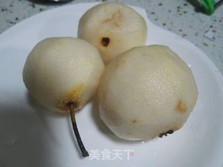 冰糖酸梨汤的做法步骤：2