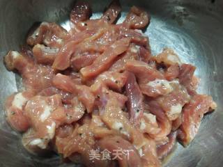 杭椒牛柳的做法步骤：5