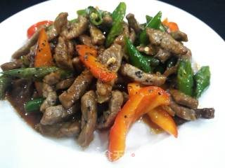 杭椒牛柳的做法步骤：15