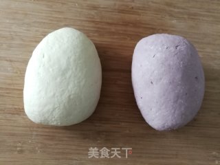 紫薯开花馒头的做法步骤：4
