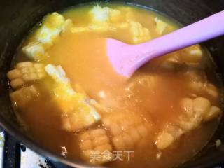 南瓜排骨浓汤的做法步骤：5