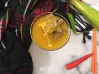 南瓜排骨浓汤的做法步骤：9