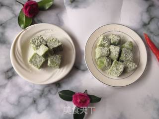 抹茶牛奶小方的做法步骤：13