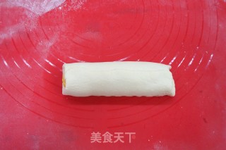 南瓜双色洞洞馒头的做法步骤：9
