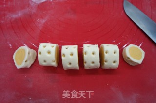 南瓜双色洞洞馒头的做法步骤：10
