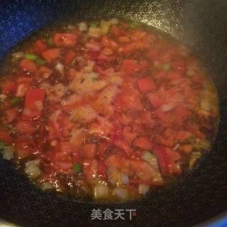 番茄鸡蛋烩面片的做法步骤：4