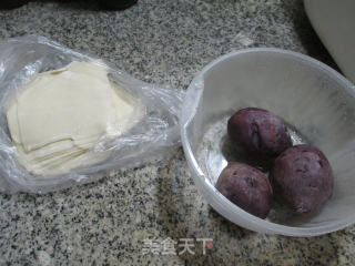 紫薯烧卖的做法步骤：1