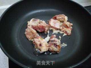 榄角煎排骨的做法步骤：4