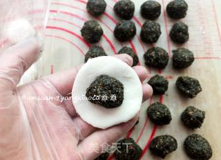 花生黑芝麻汤圆的做法步骤：8