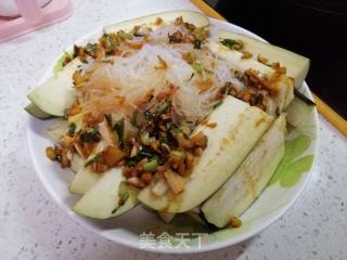蒜蓉粉丝蒸茄子的做法步骤：5