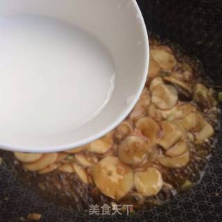 蚝油鲍菇片的做法步骤：7