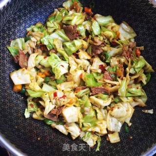 香辣包菜的做法步骤：8