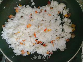 茄酱芝士饭团的做法步骤：3